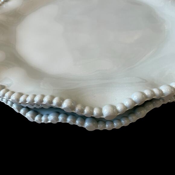 Rachel Ashwell Pastel Blue Pearl Shimmer Melamine Plates 9in Set of 4 New - Picture 10 of 16